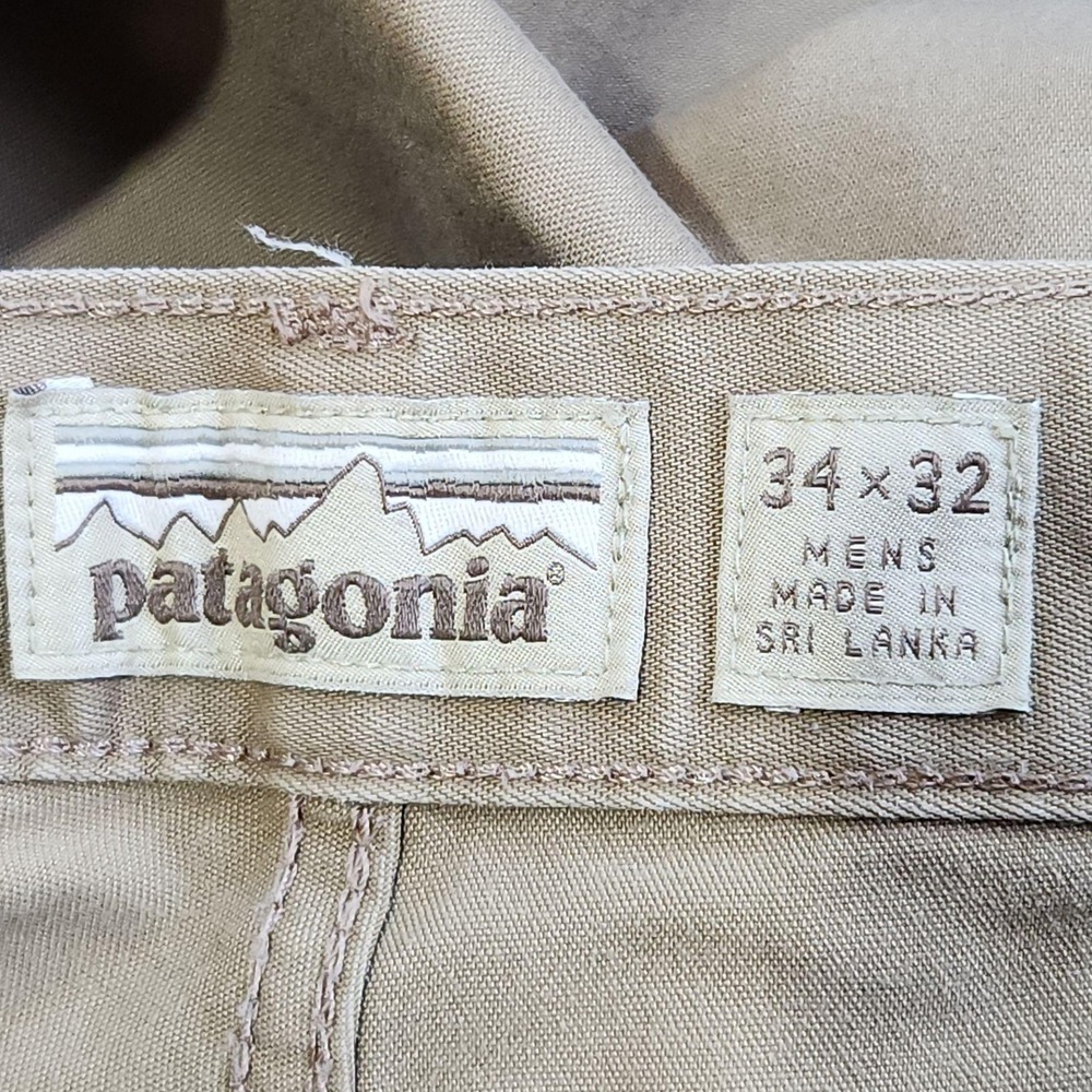 Patagonia Iron Clad Twill Jeans Mens 34x32 Straight Organic Cotton Workwear - Picture 3 of 10